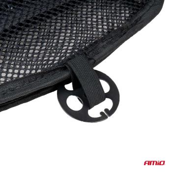 Belüftete Sitzmatte mit Lordosenstütze